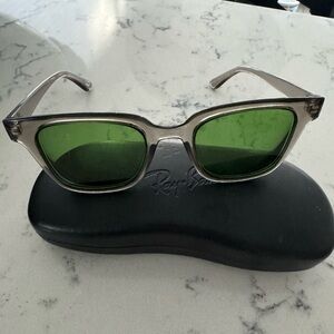 Ray Ban grey frames w/ lenses that can be taken out to customize RB 4323 6449/71